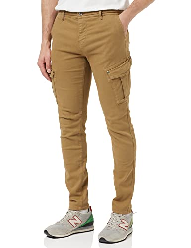 MUSTANG Herren Beflex Cargo Chino Jeans Cargo, Tiger´s Eye 3287, 38W / 30L von MUSTANG