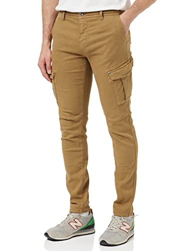 MUSTANG Herren Beflex Cargo Chino Jeans Cargo, Tiger´s Eye 3287, 36W / 30L von MUSTANG
