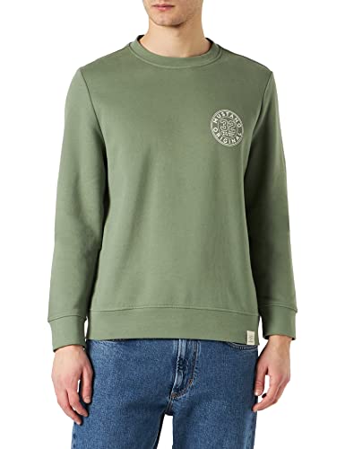 MUSTANG Herren Ben Cn Circle Sweatshirt, Sea Spray 6332, L von MUSTANG