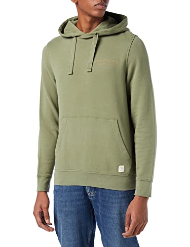 MUSTANG Herren Bennet Washed Hd Kapuzenpullover, Four Leaf Clover 6352, S von MUSTANG