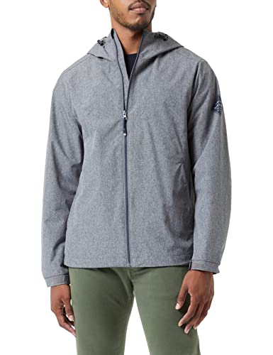 MUSTANG Herren Daniel Wind Breaker Windbeaker, Dark Grey Melange 4158, XXL von MUSTANG