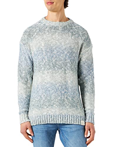 MUSTANG Herren Emil C Pullover, Degradee_bluetones. 12357, M von MUSTANG