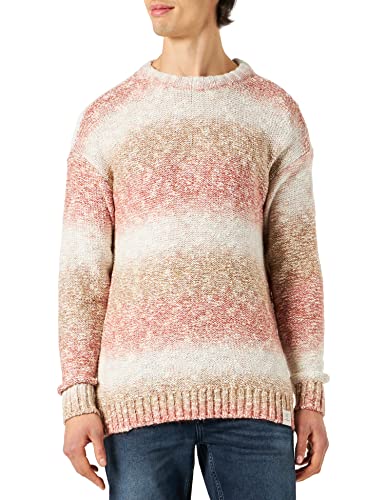 MUSTANG Herren Emil C Pullover, Degradee_earthtones. 12356, S von MUSTANG