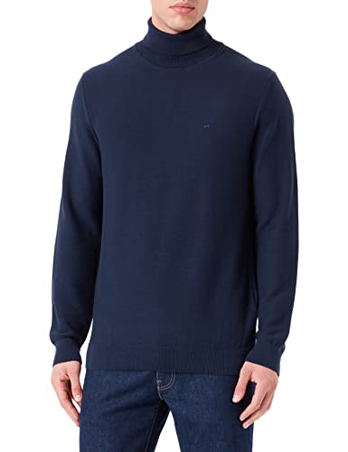 MUSTANG Herren Emil TN Basic Pullover, Sky Captain 5323, S von MUSTANG