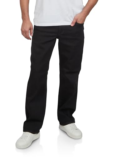 MUSTANG Jeans Herren Stretch Big Sur Regular Fit Jeanshose Hose Denim, (33W / 32L, Denim Black (4000-940)) von MUSTANG
