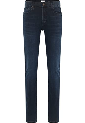MUSTANG Herren Jeans Frisco - Skinny Fit Blau - Dark Blue Denim W28-W38 Stretch, Größe:35W / 32L, Farbvariante:Dark Blue Denim 983 von MUSTANG