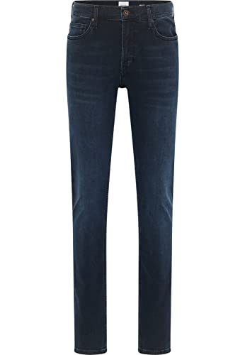 MUSTANG Herren Jeans Frisco - Skinny Fit Blau - Dark Blue Denim W28-W38 Stretch, Größe:35W / 34L, Farbvariante:Dark Blue Denim 983 von MUSTANG