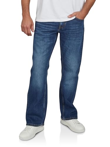 MUSTANG Jeans Herren Stretch Oregon Bootcut Jeanshose Hose Denim, Größe:W 36 L 34, Farbe:Mid Blue (-882) von MUSTANG