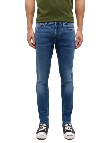 MUSTANG Herren Style Atlanta Super Skinny Jeans, Mittelblau, 35W / 30L EU von MUSTANG