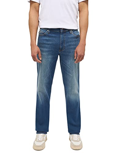 MUSTANG Herren Jeans Tramper - Tapered Fit - Blau - Denim Blue, Größe:34W / 32L, Farbe:Denim Blue (313) von MUSTANG