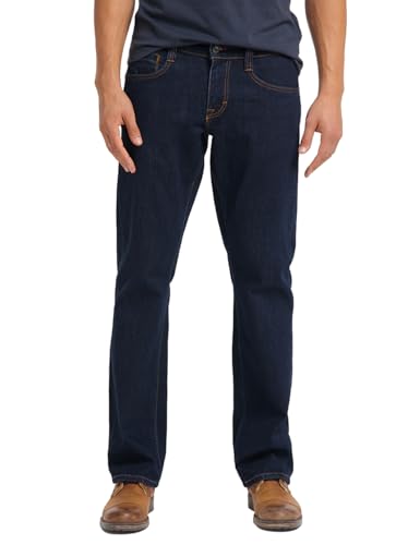 MUSTANG Herren Jeans Hose Oregon Bootcut Männer Jeanshose Denim Stretch Baumwolle Blau Schwarz W30 W31 W32 W33 W34 W36 W38 W40, Größe:W 36 L 32, Farbe:Dark Blue Denim (940) von MUSTANG