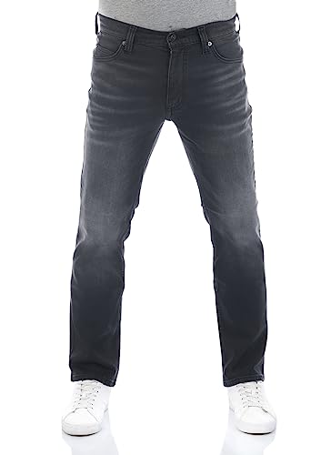 Mustang Jeans Herren Stretch Straight Fit Tramper Jeanshose Hose Denim Blau w32, Farbe:Dark (1014741-4000-882), Größe:32W / 36L von Mustang