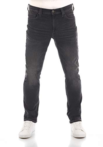 MUSTANG Herren Jeans Vegas Slim Fit Jeanshose Hose Denim Stretch Baumwolle Schwarz Grau Blau w30 - w40, Größe:32W / 36L, Farbvariante:Denim Black (4000-883) von MUSTANG