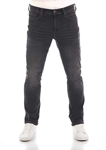 MUSTANG Herren Jeans Vegas Slim Fit Jeanshose Hose Denim Stretch Baumwolle Schwarz Grau Blau w30 - w40, Größe:34W / 34L, Farbvariante:Denim Black (4000-883) von MUSTANG