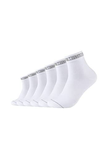 MUSTANG Herren Kurzsocken 6er Pack 43/46 white von MUSTANG