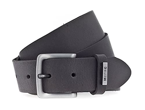 MUSTANG Adjustable Leather Belt 3.5 W95 Dark Grey - kürzbar von Mustang