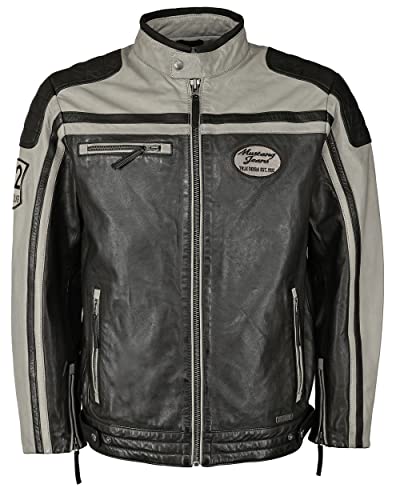 MUSTANG Herren Lederjacke 31021213 Black/Grey 46 MUSTANG Herren Lederjacke 31021213 Black/Grey 46 von MUSTANG