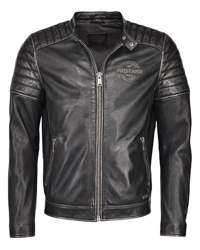 MUSTANG Herren Lederjacke 31021305 Vintage Black XL MUSTANG Herren Lederjacke 31021305 Vintage Black XL von MUSTANG