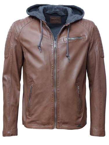 MUSTANG Herren Lederjacke 31021507 Cognac XL von MUSTANG
