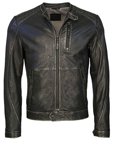 MUSTANG Herren Lederjacke Flinders Black S MUSTANG Herren Lederjacke Flinders Black S von MUSTANG