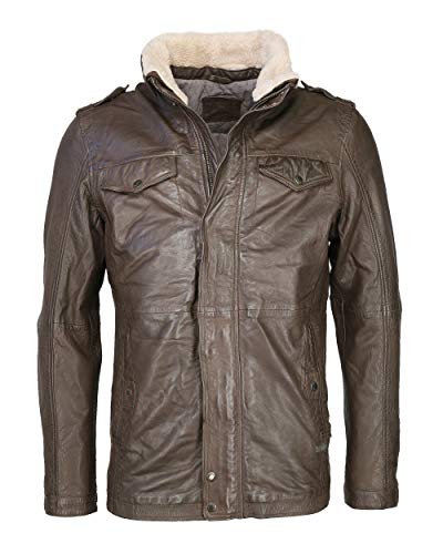 Mustang Herren Lederjacke Reineke Braun XXL von Mustang