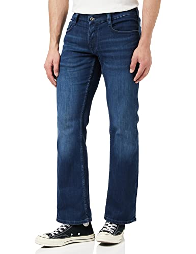 MUSTANG Herren Oregon Boot Jeans, dunkelblau 843, 32W / 34L von MUSTANG