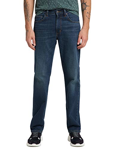 MUSTANG Herren Big Sur Straight Jeans, Blau (Dunkelblau 882), 36W 34L EU von MUSTANG