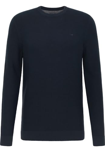 Mustang Herren Rundhals Pullover Elliot - Regular Fit S - 6XL Blau Schwarz, Größe:XXL, Farbe:Carbon 4135 Mustang Herren Rundhals Pullover Elliot - Regular Fit S - 6XL Blau Schwarz, Größe:XXL, Farbe:Carbon 4135 von MUSTANG