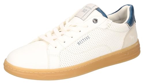 MUSTANG Herren Schnürhalbschuh in weiß - Gr. 45 von MUSTANG