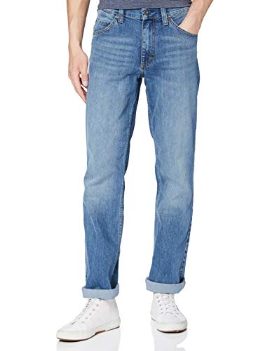 MUSTANG - Slim Fit - Herren 5-Pocket Jeans, Tramper Straight (1006744), Farbe:Denim Blue (582), Größe:W44, Länge:L34 von MUSTANG