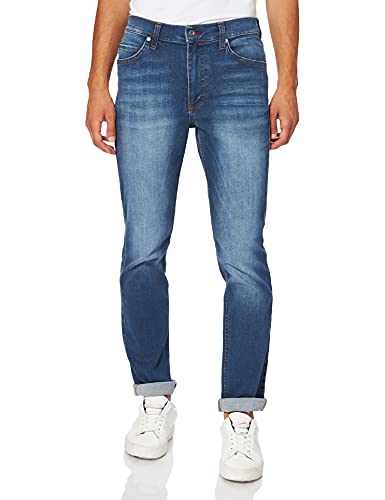 MUSTANG Herren Tramper Tapered Fit Jeans, Blau (Medium Bleach 313), 32W / 34L EU von MUSTANG