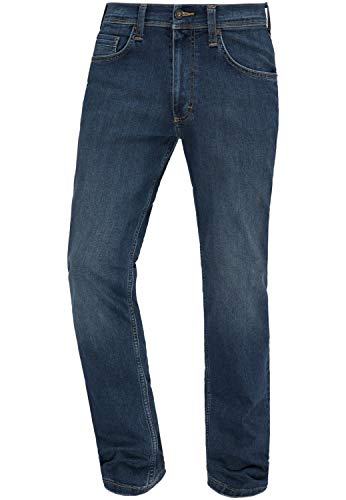 MUSTANG Herren Washington Slim Jeans, Dark Denim Blue, 33W / 32L EU von MUSTANG