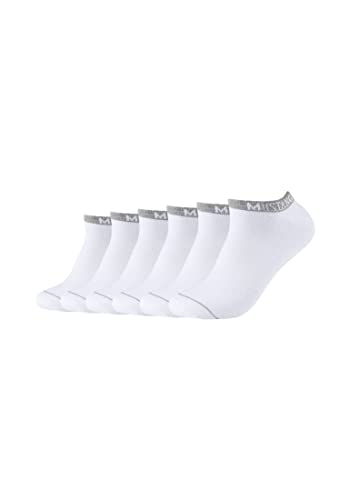 MUSTANG Herren Sneakersocken 6er Pack 43/46 white von MUSTANG