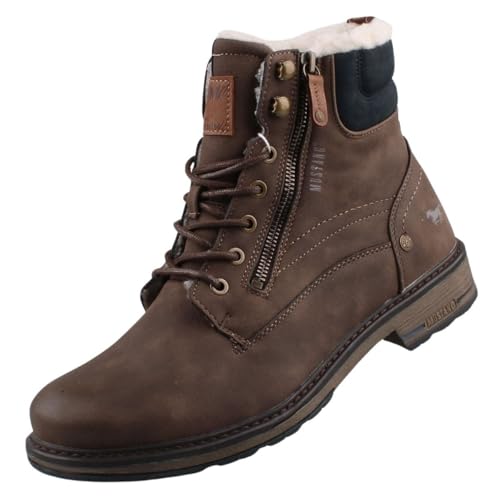 Mustang Herren Stiefel Dunkelbraun EU 45 von MUSTANG