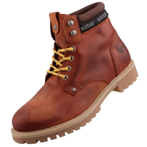 MUSTANG Herren Stiefel Kastanie EU 43 von MUSTANG