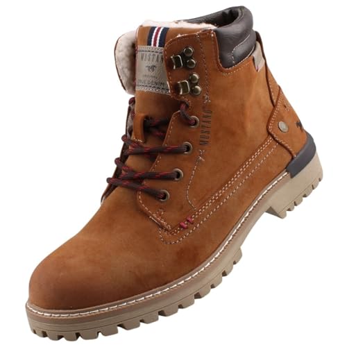 MUSTANG Herren Stiefel Mittelbraun EU 44 von MUSTANG