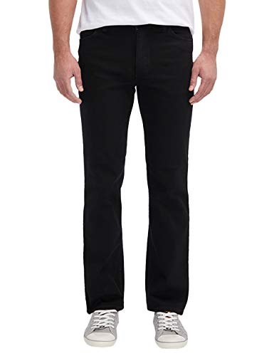 MUSTANG Herren Straight Leg Jeans Tramper, Schwarz (midnight black 490), 35W x 30L von MUSTANG