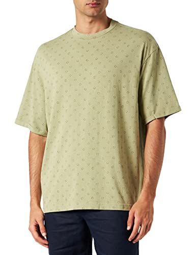 MUSTANG Herren Style Aidan C AOP T-Shirt, Indigo Dots 6205 12417, XL von MUSTANG