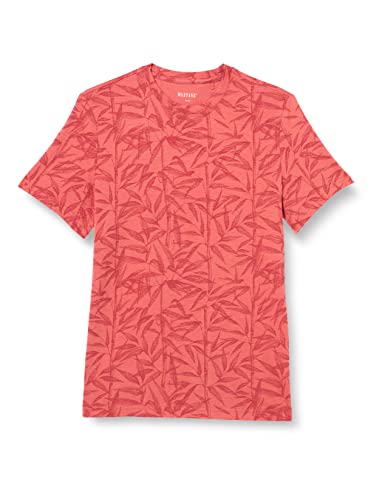 MUSTANG Herren Style Alex C Aop T-Shirt Westlich, Japanap Rot, L von MUSTANG