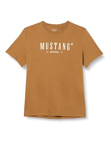 MUSTANG Herren Style Alex C Print T-Shirt, Black 4142, 56 von MUSTANG