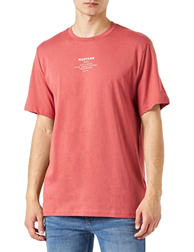MUSTANG Herren Style Alex C Print T-Shirt, Dusty Cedar 8268, 3XL von MUSTANG