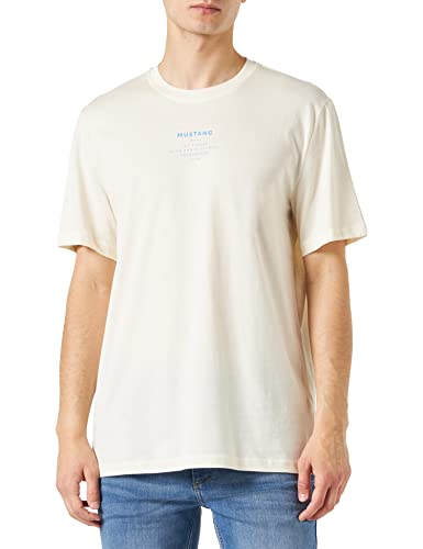 MUSTANG Herren Style Alex C Print T-Shirt, Pristine 8001, XL von MUSTANG