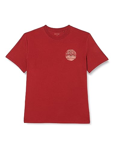 MUSTANG Herren Style Alex C Print T-Shirt, Russet Brown 8338, M von MUSTANG