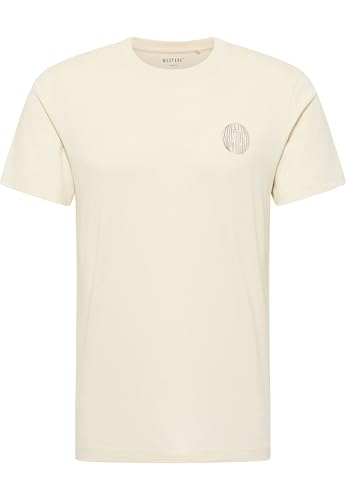 MUSTANG Herren Style Austin T-Shirt, Light Gray 3003, Large von MUSTANG
