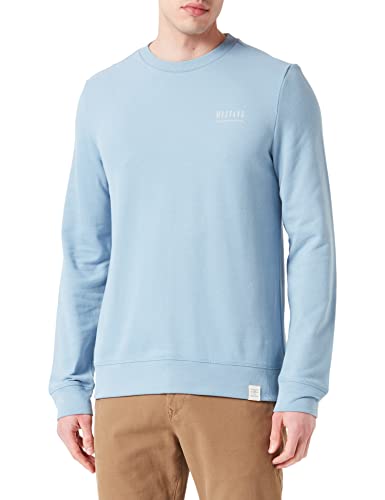 MUSTANG Herren Style Ben Crewneck Pullover, Faded Denim 5124, L von MUSTANG