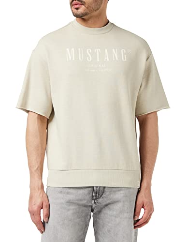 MUSTANG Herren Style Ben Crewneck SSleeve Sweatshirt, Peyote 4094, 3XL von MUSTANG