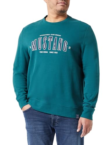 MUSTANG Herren Style Ben Crewneck Sweatshirt, June Bug 6485, 3XL von MUSTANG