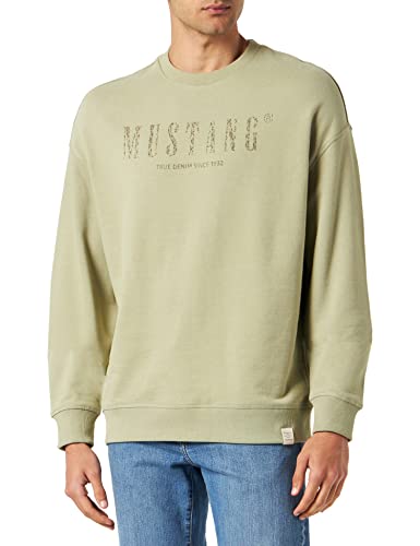 MUSTANG Herren Style Ben Modern Cn Pullover, Tea 6205, L von MUSTANG