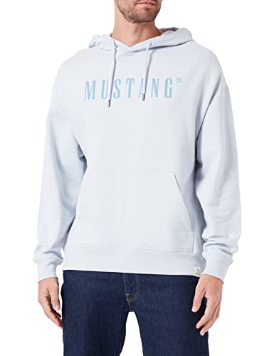 MUSTANG Herren Style Bennet Modern Hd Kapuzenpullover, Graue Morgendämmerung, M von MUSTANG