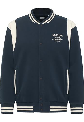 MUSTANG Herren Style Brian College JK Sweatshirt, Carbon 4135, M MUSTANG Herren Style Brian College JK Sweatshirt, Carbon 4135, M von MUSTANG